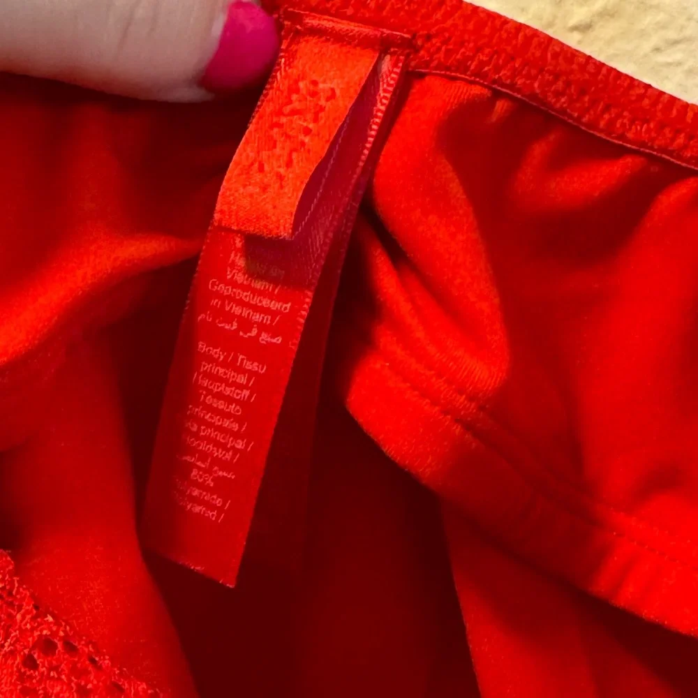 SKIMS Red Lace-Trim Bodysuit - Picture 2 of 2